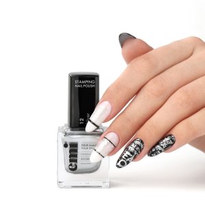 Nail Polish for Stamping #12 Silver, 9 ml, stempinga laka