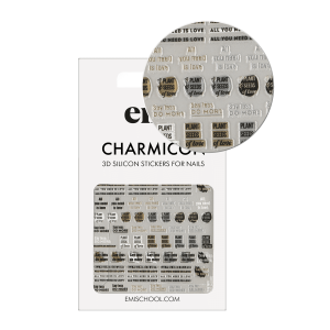 Uzlīmes Charmicon 3D Silicone Stickers #240 Beauty in details, silikona