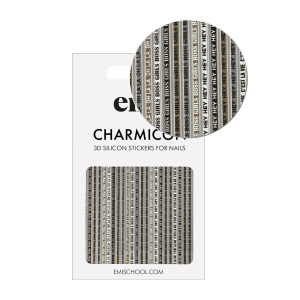 Uzlīmes Charmicon 3D Silicone Stickers #244 Oh la la, silikona