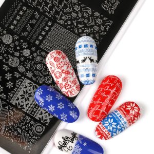 Stamping plate #14 Winter day, plāksne stempingam