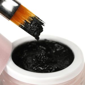 EMI gēla krāsa faktūrām Hilly Gel Paint 001 Black, melna 5g