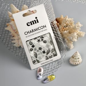 Uzlīmes Charmicon 3D Silicone Stickers #250 Reef, silikona