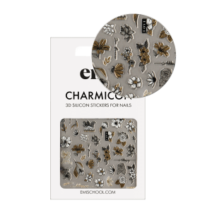Uzlīmes Charmicon 3D Silicone Stickers #246 Blooming harmony, silikona