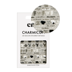 Uzlīmes Charmicon 3D Silicone Stickers #249 Grace, silikona