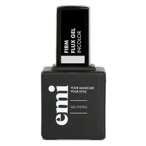 EMI Incolor Firm Flux gel 9ml, šķidrais akrigēls caurspīdīgs
