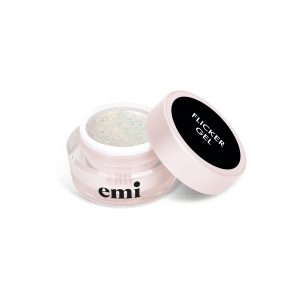 EMI Flicker Gel 50 g, gēls nagu modelēšanai ar spīdumiem
