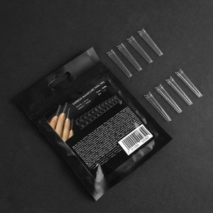 Gēla tipši balerīna, Express manicure nail tips Coffin, izmērs #11, 50 gabali