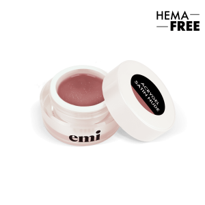 EMI Acrygel Satin Nude, 15 g bēšā akrigēls ar spīdumiem