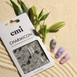 Uzlīmes Charmicon 3D Silicone Stickers #257 Blooming Lotus , silikona