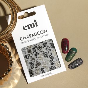 Uzlīmes Charmicon 3D Silicone Stickers #259 Snakes, silikona