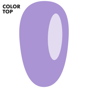 Tops EMI E.MiLac Color Top Muse Style, 9 ml, pienani violets bez lipīgā slāņa