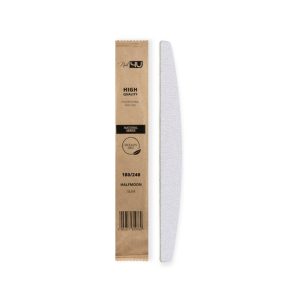 Vīle nagiem, pusmēness, 180/240, NATURAL SLIM, NAIL4U Halfmoon 50 gb