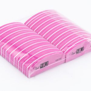 Bafs Mini, pusmēness 100/180, NAIL4U 20 gabali