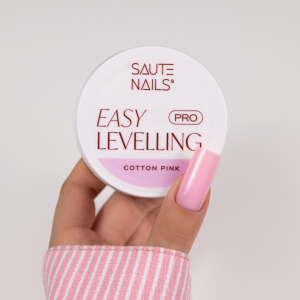 Gēls nagu modelēšanai Saute Nails Easy Levelling PRO Cotton Pink 50g
