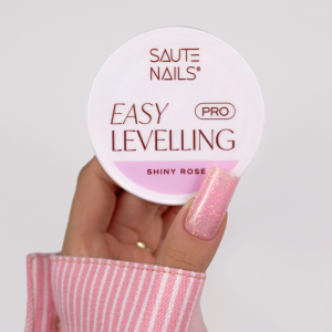 Gēls nagu modelēšanai Saute Nails Easy Levelling PRO Shiny Rose 30g
