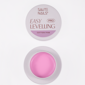 Gēls nagu modelēšanai Saute Nails Easy Levelling PRO Cotton Pink 50g