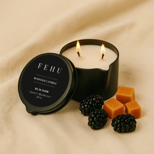 Massage Candle Rum Noir, 100 g, masāžas eļļas svece